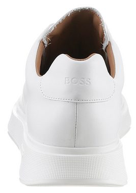 BOSS Bulton_Runn Sneaker mit BOSS-Markenlabel, Freizeitschuh, Halbschuh, Schnürschuh