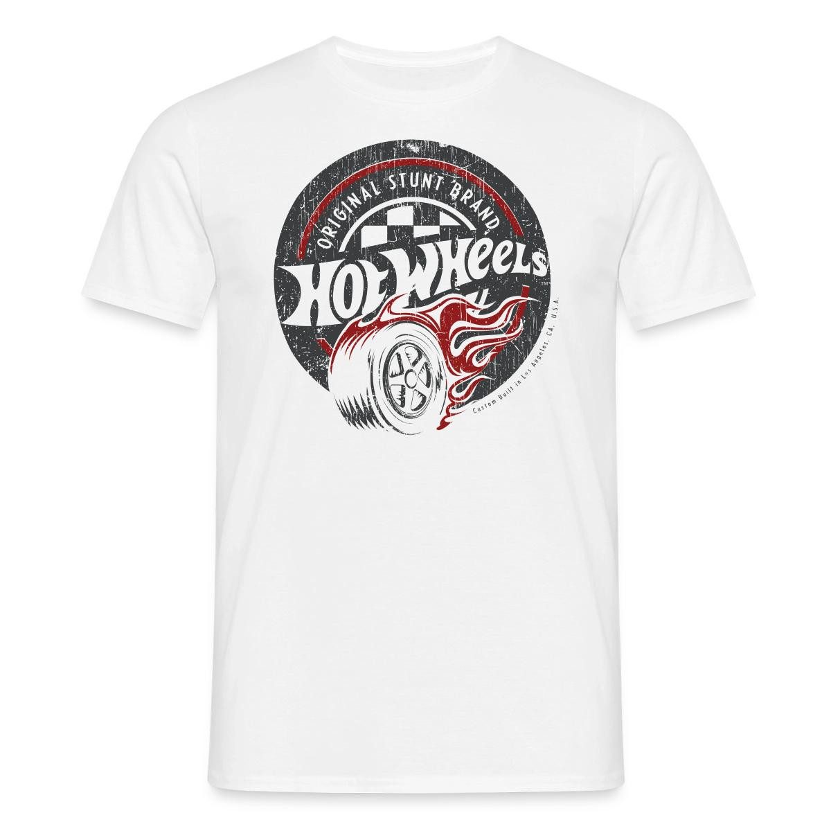 T-Shirt Hot Wheels Vintage Original Stunt Brand Männer T-Shirt