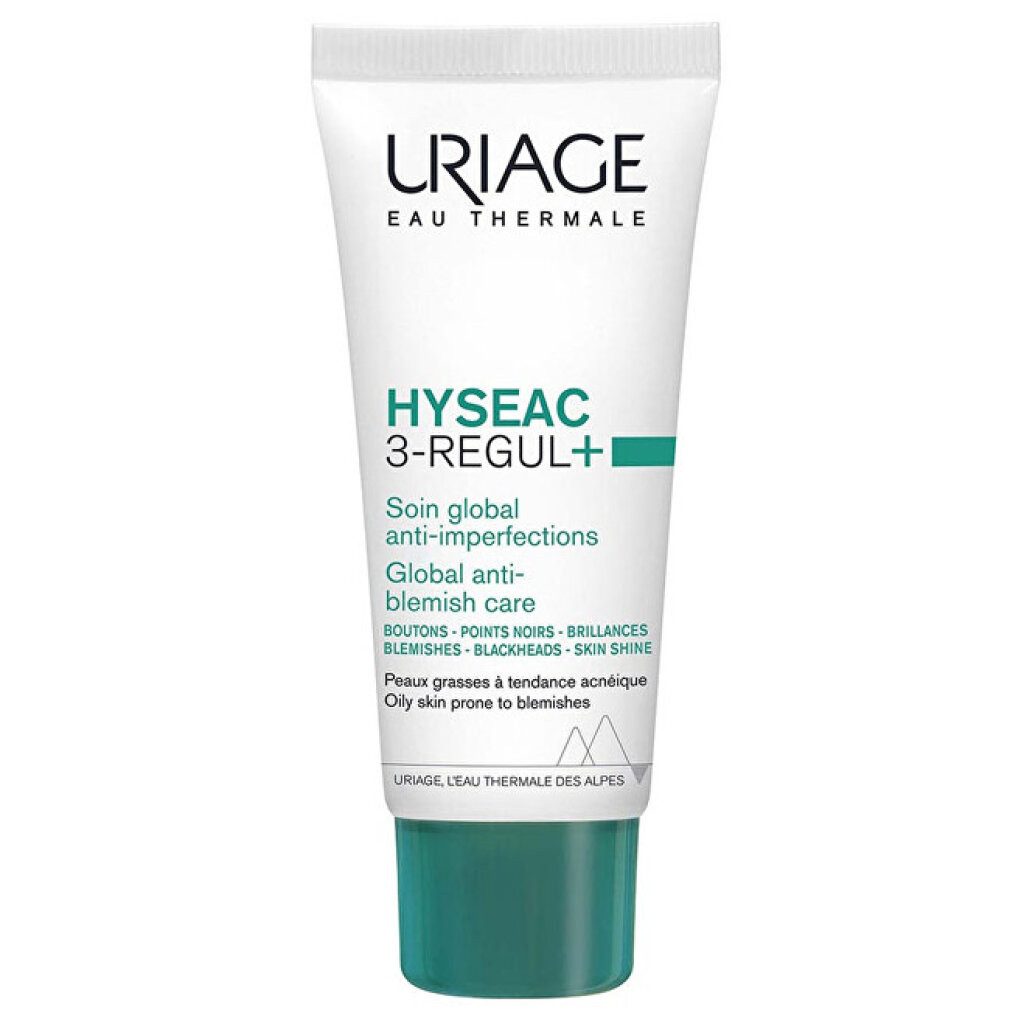 Uriage Gesichtspflege Hyseac 3 Regul+. Pickel, Mitesser. Salicylsäure/AHA