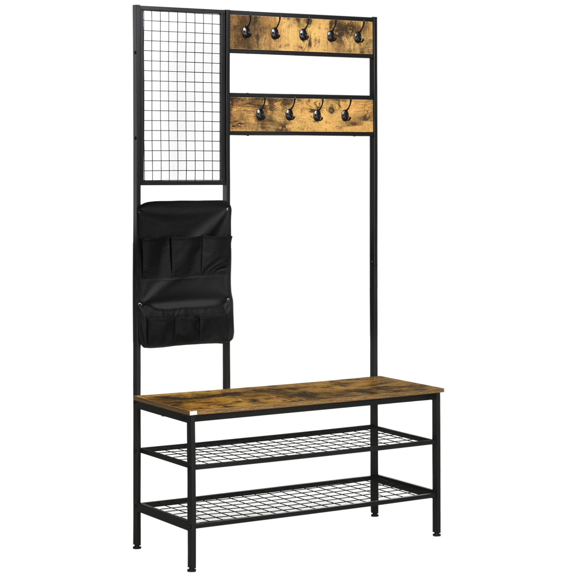 MC Star Tragetasche aus Stahl, rustikal-braun, robust & vielseitig einsetzbar