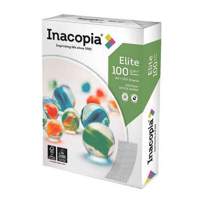 INACOPIA Druckerpapier Elite, Format DIN A4, 100 g/m², 171 CIE, 250 Blatt