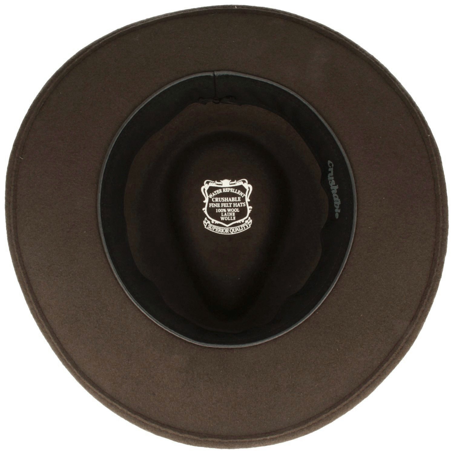 Breiter Filzhut rollbar aus Wollfilz