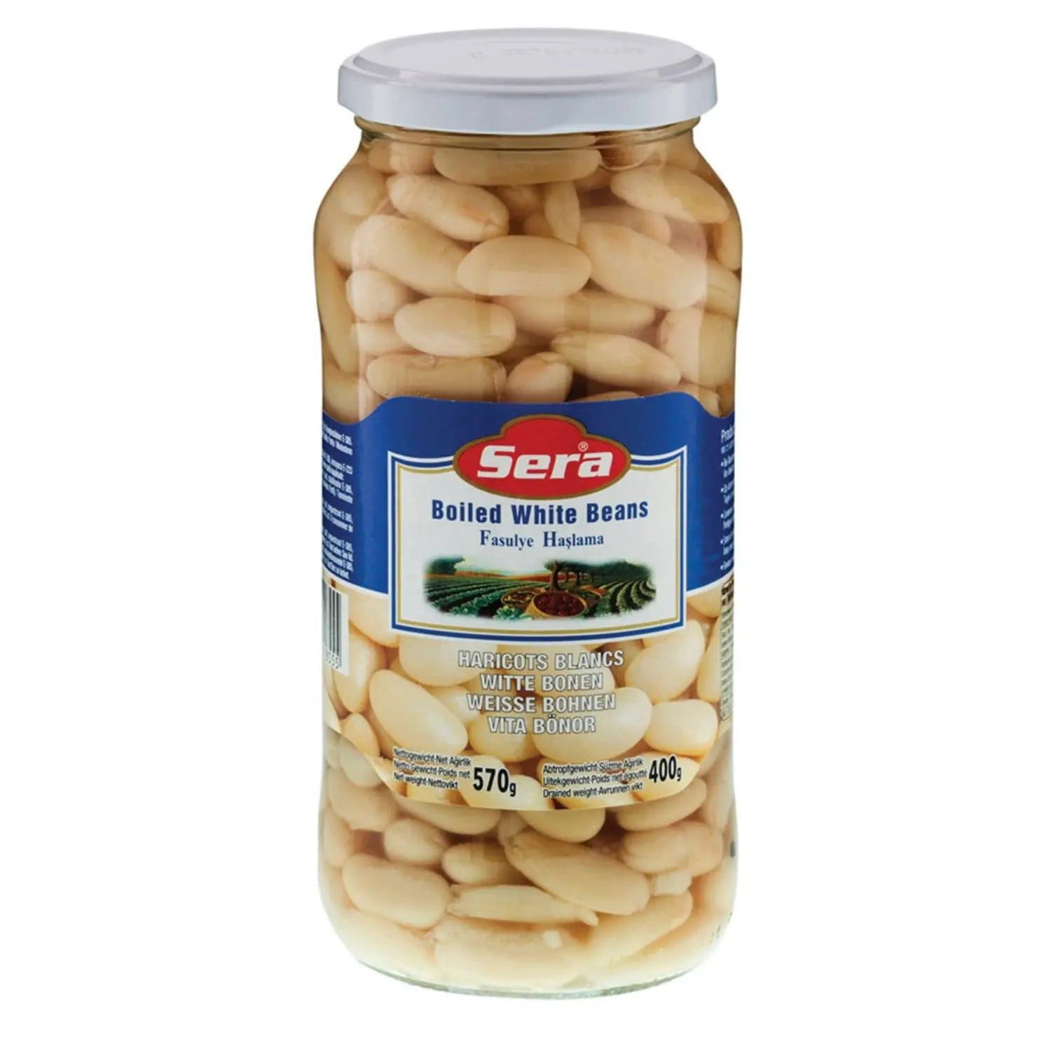 SERA FOOD Hülsenfrüchte Sera Gekochte Hülsenfrüchte, 1 x 570,00 g, Küchenfertig & Proteinreich