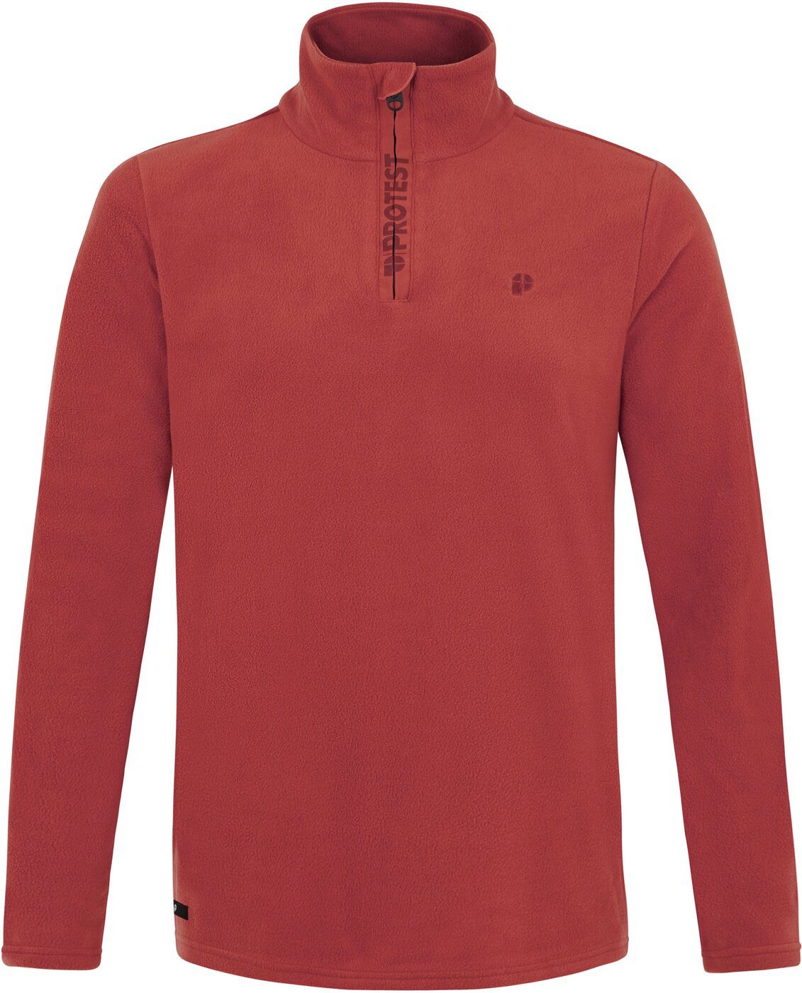 Protest Rollkragenpullover PERFECTO 1/4 zip top Barn Red