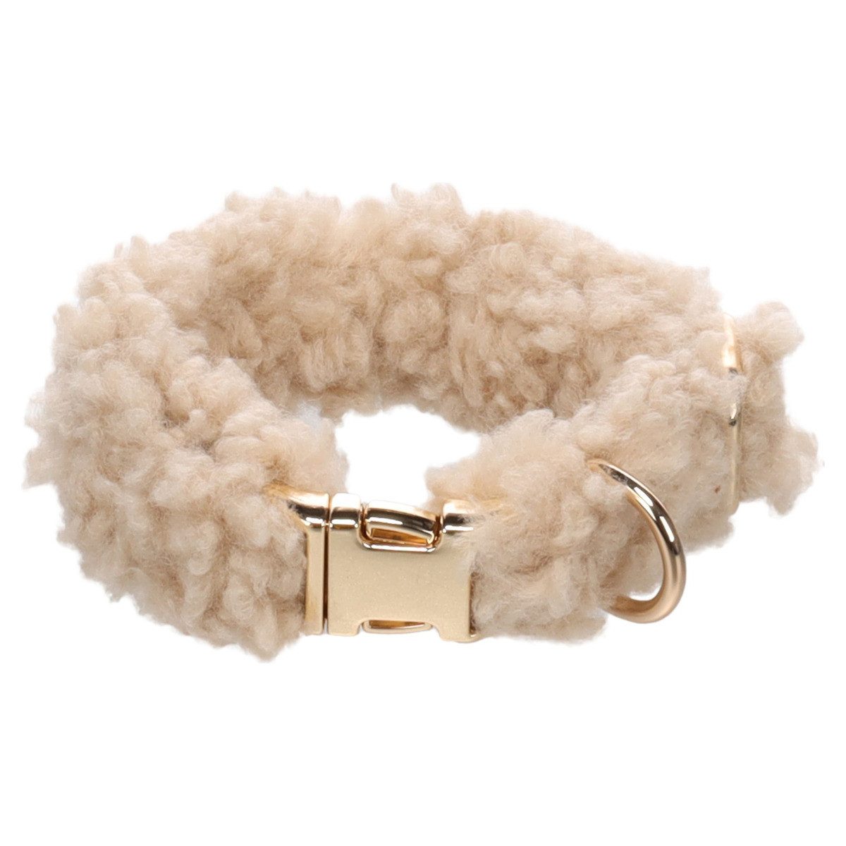 Flamingo Hunde-Halsband Halsband Pookie beige