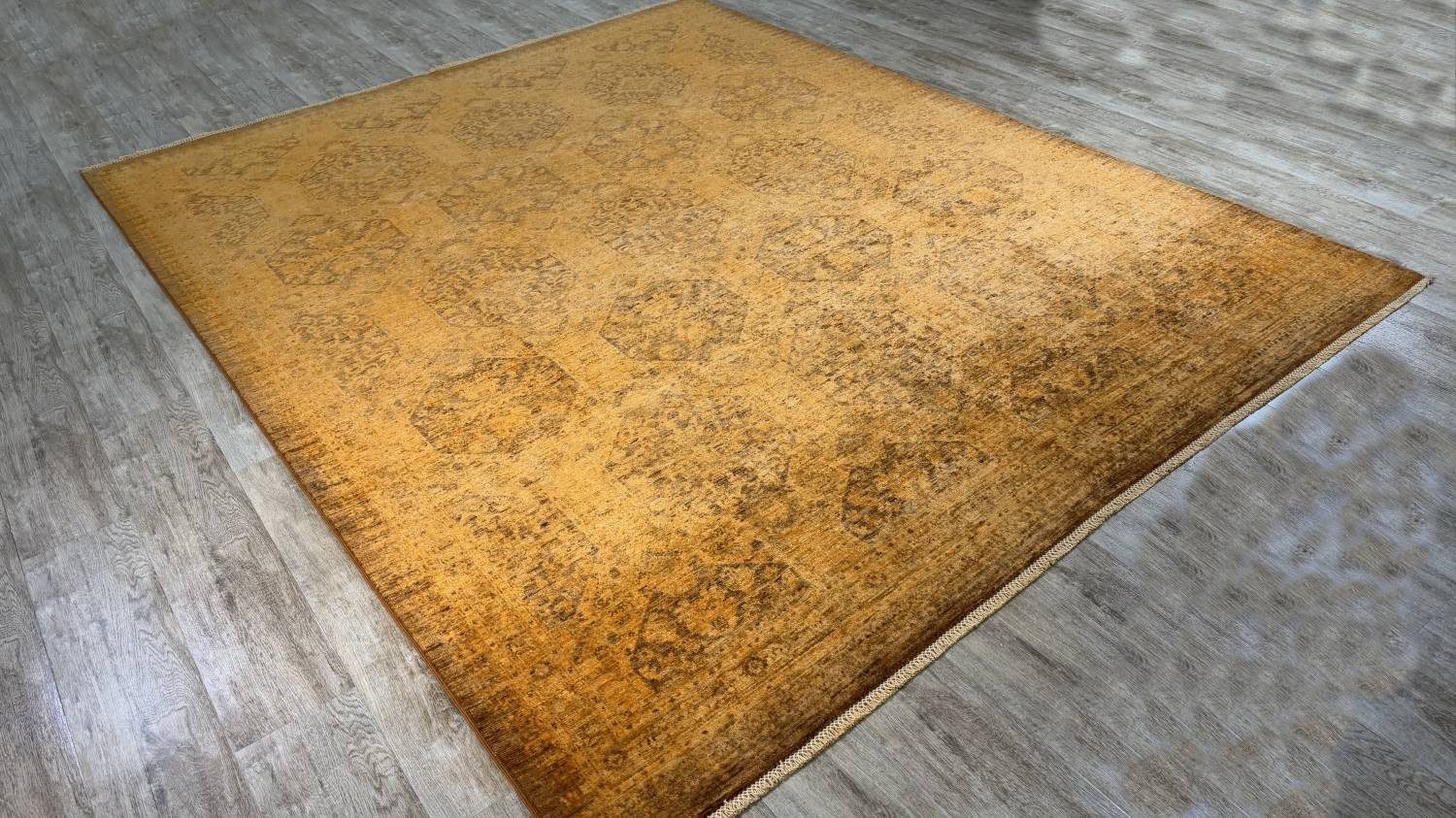 Rug Studios Teppich ZIEGLER FEIN-ORIGINAL HANDGEKNÜPFT, Rechteckig, Höhe: 8 mm, Handgefertigt, 237 x 293 cm, Gold