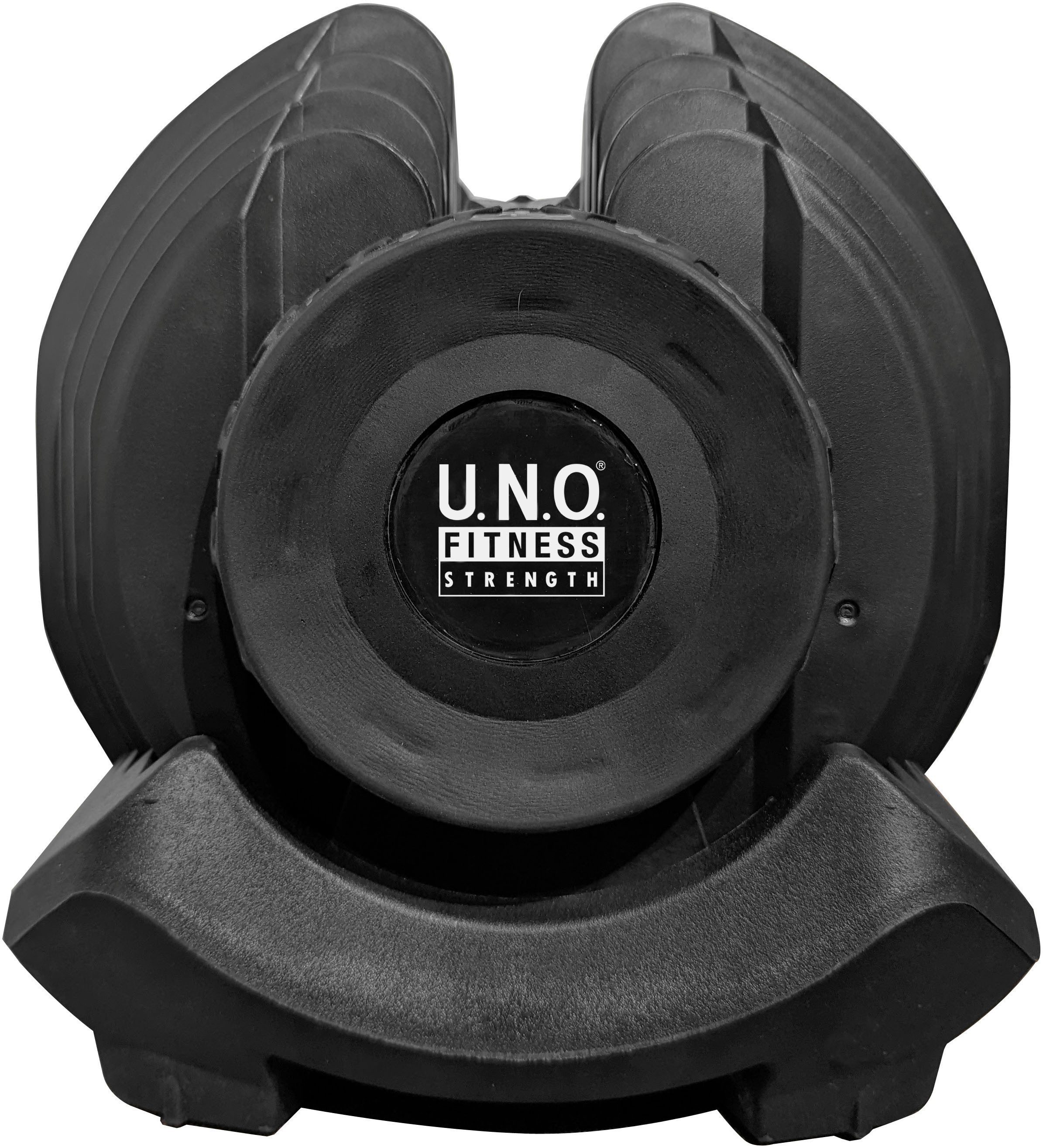 U.N.O. FITNESS Hantel-Set DB 40 verstellbare Hantel, (Packung, 1x DB 40 = eine Hantel + Ablage, Für Hantelset 2 stk. benötigt), Schnellverstellung des Gewichts