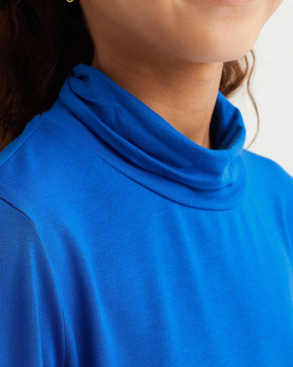 Kobaltblau Fashion (1-tlg) T-Shirt WE