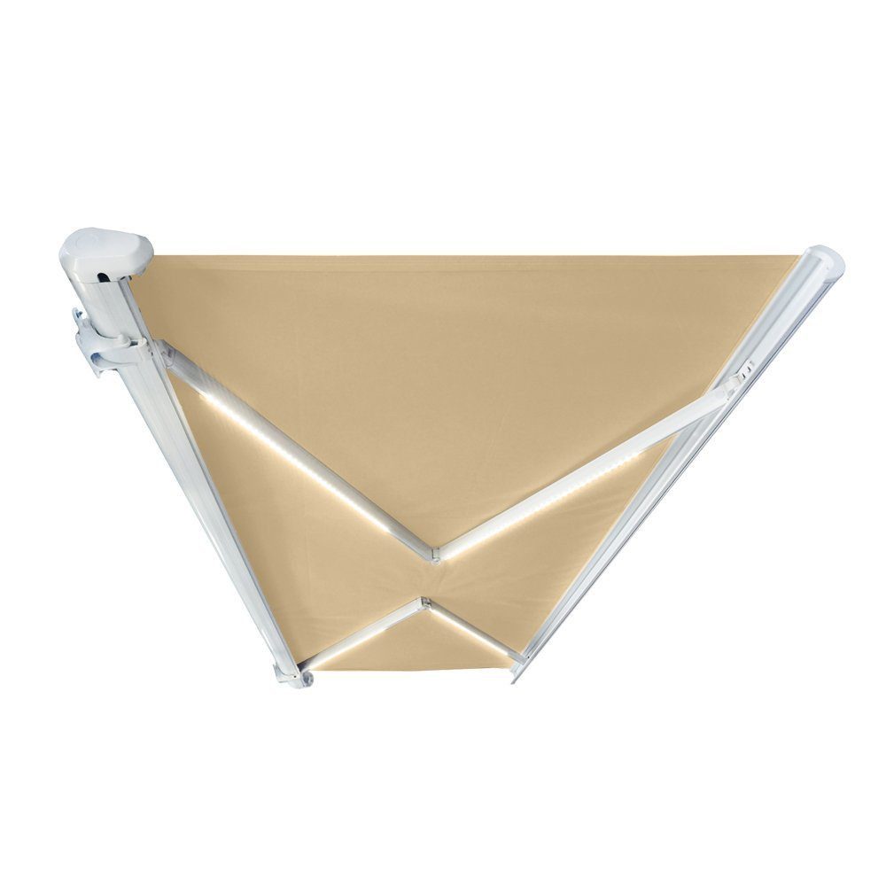 HOME DELUXE Markise ELOS LED Vollkassettenmarkise (Komplettset) mit LED – B günstig online kaufen