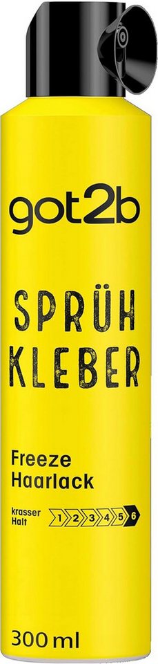 got2b Haarspray 300 ml Haarlack Sprüh Kleber, 1-tlg., Für ultra starke Haarstylings, bis zu 72 h