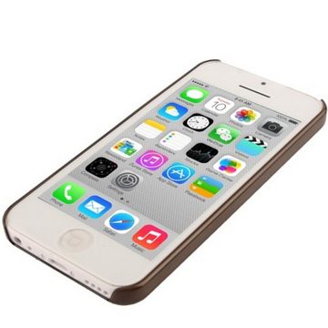 König Design Handyhülle Apple iPhone 5c, Apple iPhone 5c Handyhülle Backcover Grau
