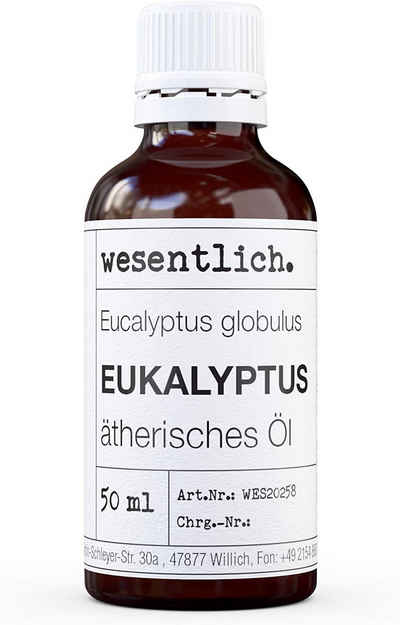 wesentlich. Duftlampe Eukalyptusöl 50ml - ätherisches Öl