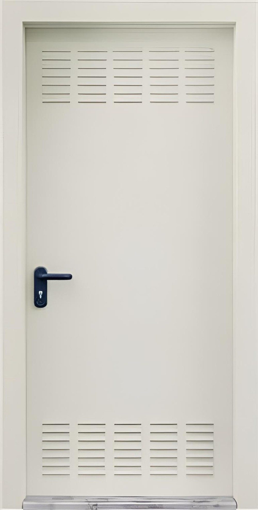 Xlmoebel Brandschutztür Beige Notausgangstür aus hochwertigem Material für Sicherheit, Made in Europa