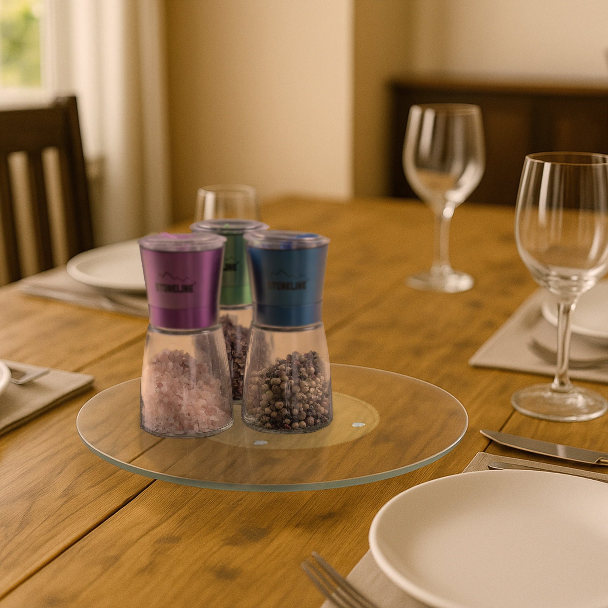 STONELINE Servierplatte, Glas