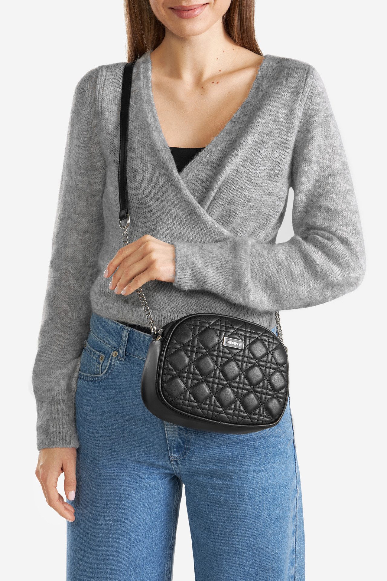 Jenny Handtasche JENNY Kleine Tasche JNY-M-015-07 schwarz