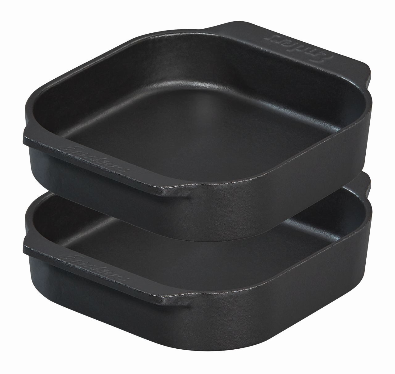 Enders® Grillschale, Gusseisen, (2-St), Guss-Schalen 2er-Set aus Gusseisen Tapas Auflauf-Form Küchen Zubehör