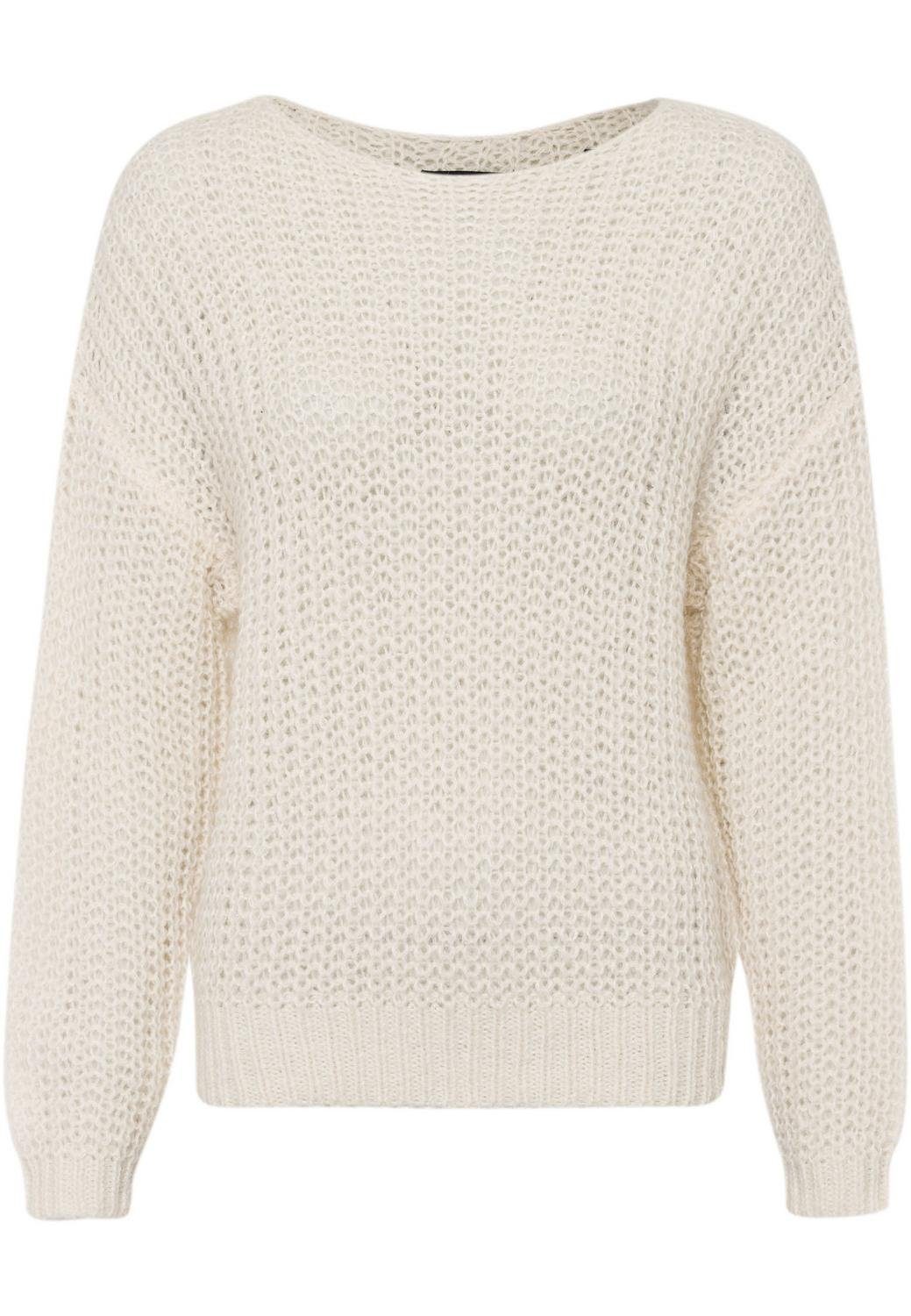 Zero Sweatshirt zero Pullover, Bright Cream Melange
