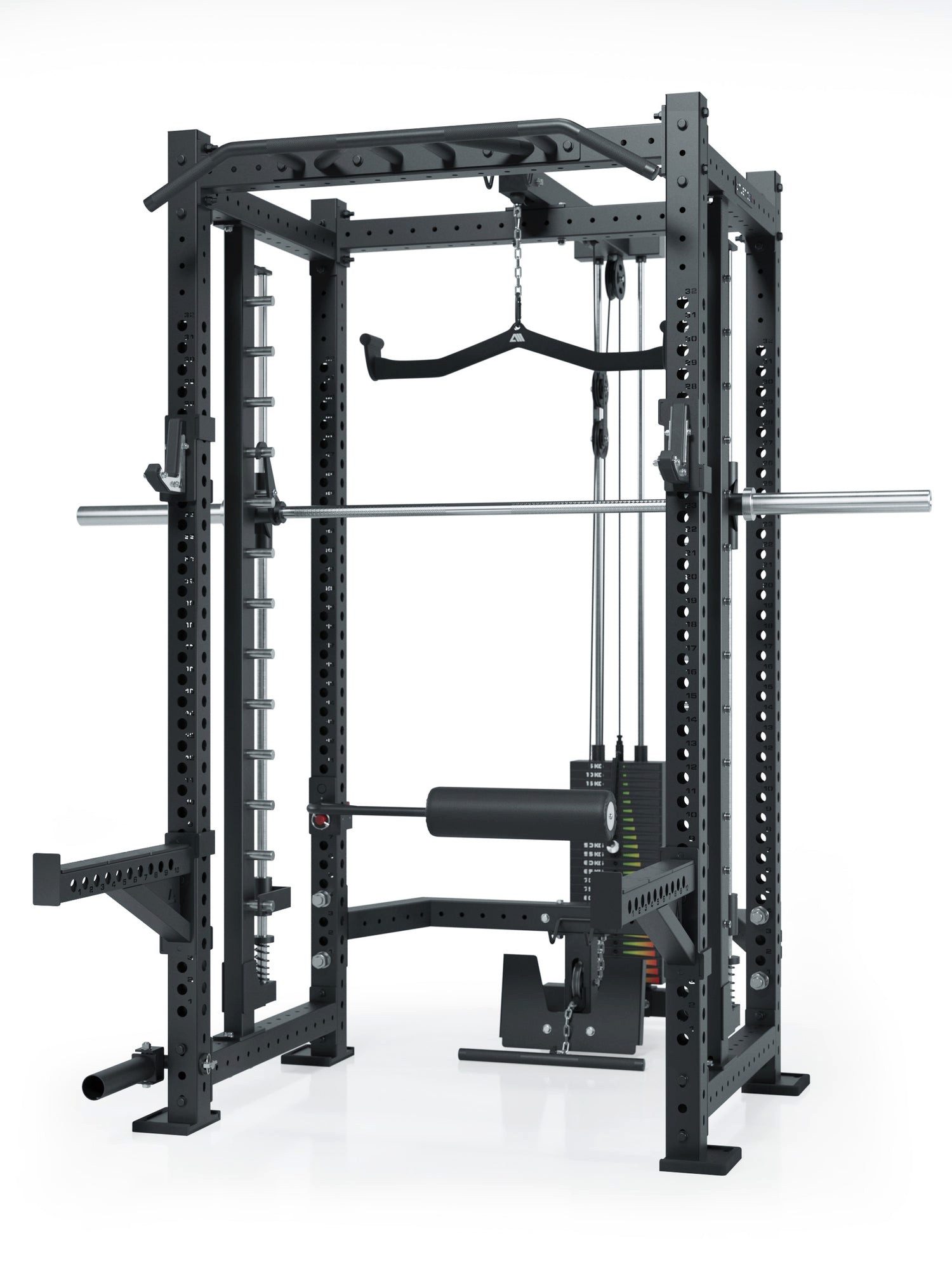 Kraftstation R8 Commander, Power Rack mit 125kg Gewichtsblock