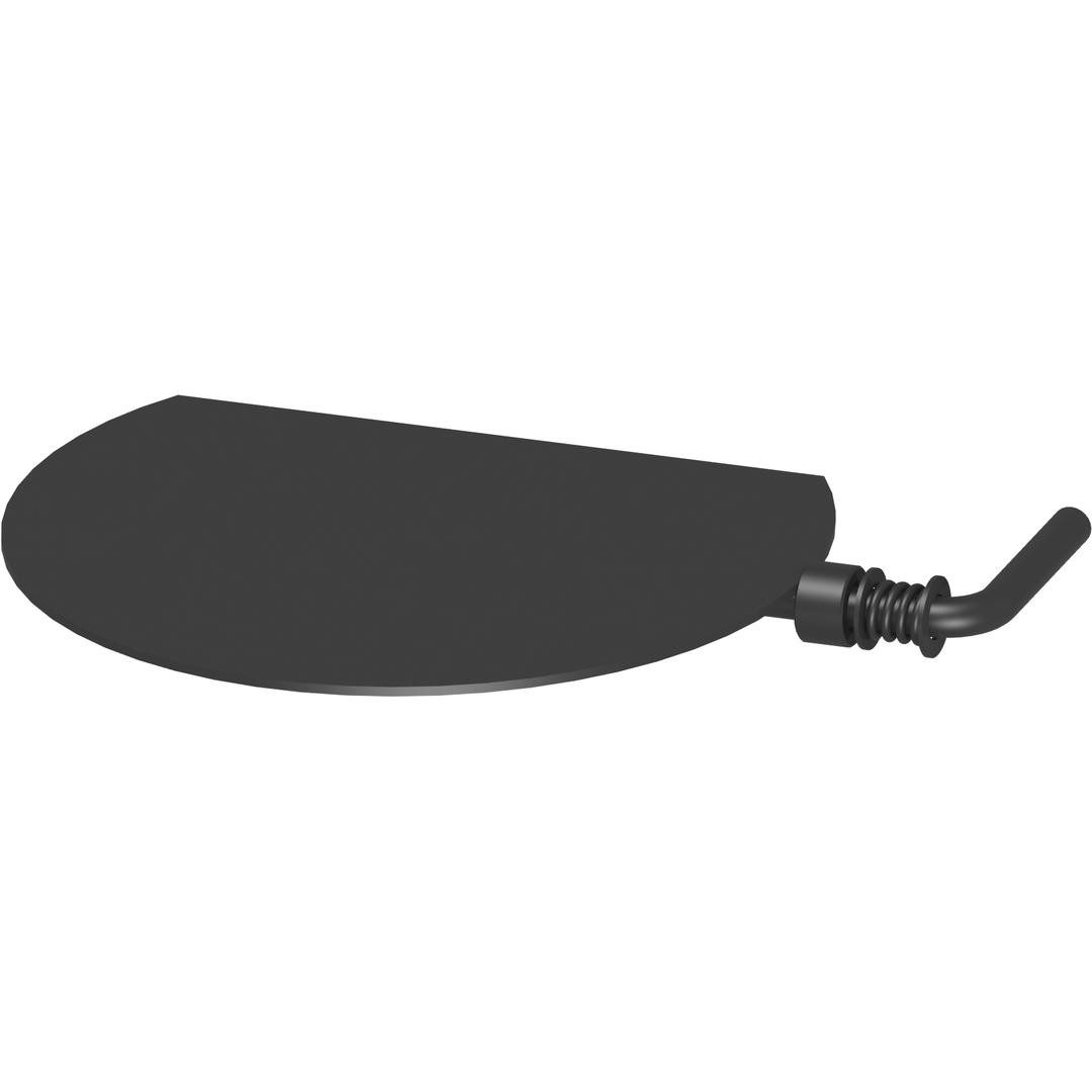 Feuercampus Ofenrohr Ø 150 mm Drosselklappe - schwarz, 150 mm