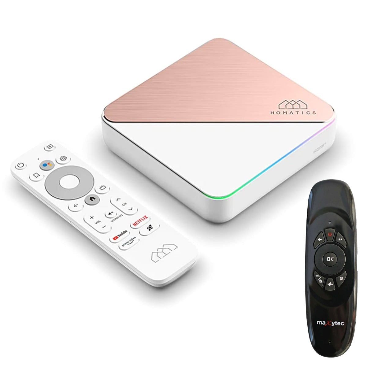 Streaming-Box Box R 4K Plus Android TV Mediaplayer mit Air Mouse