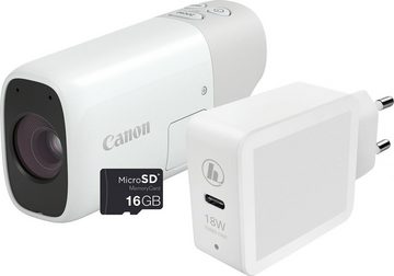 Canon PowerShot ZOOM Spektiv-Stil Basis Kit Systemkamera (12,1 MP, 3x opt. Zoom, Bluetooth, WLAN)