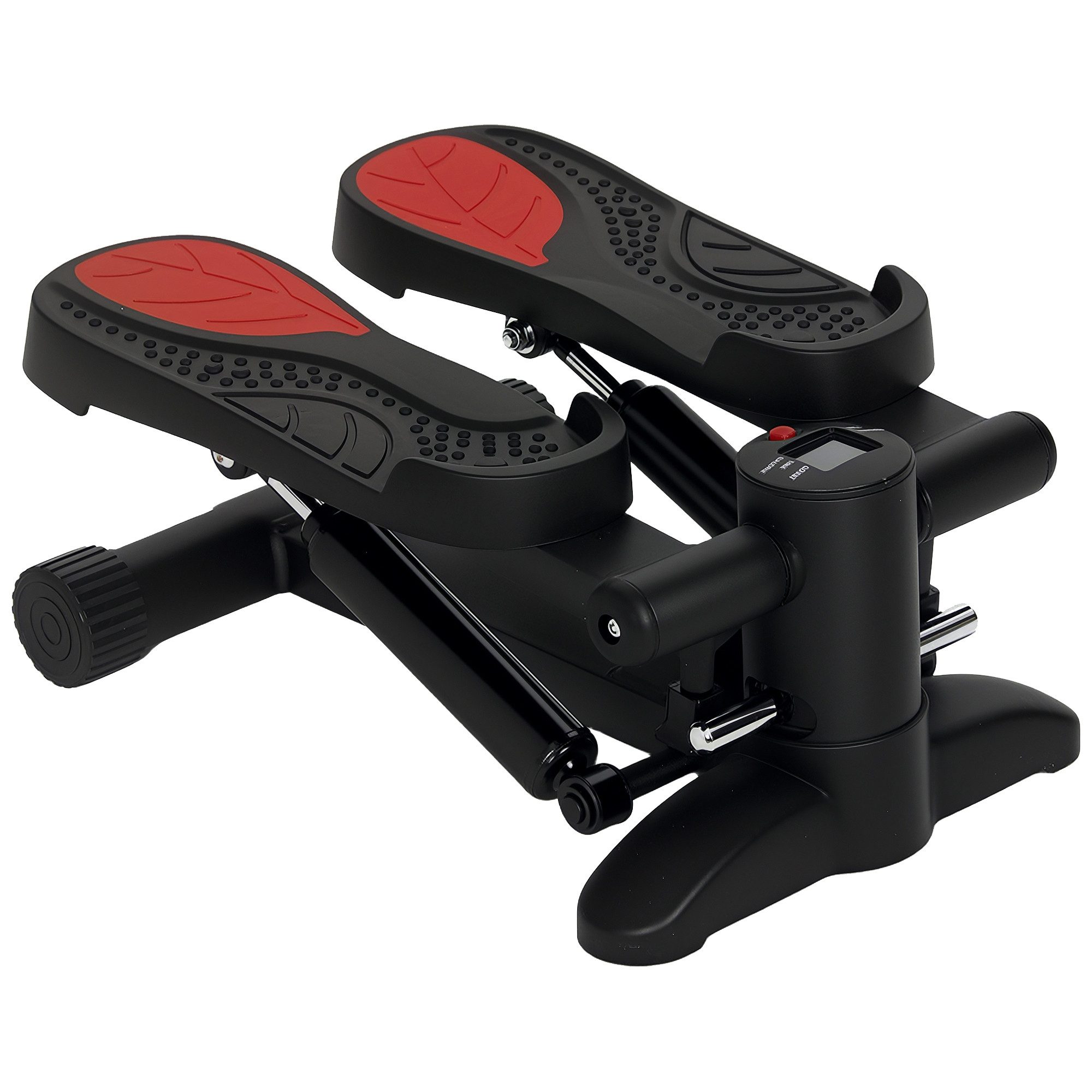 MC Star Mini-Stepper für Zuhause Stepper Hometrainer mit LCD-Display (Fitness-Stepper bis 100 kg für Beintraining, Home Office Fitness Exercise, Schwarz)