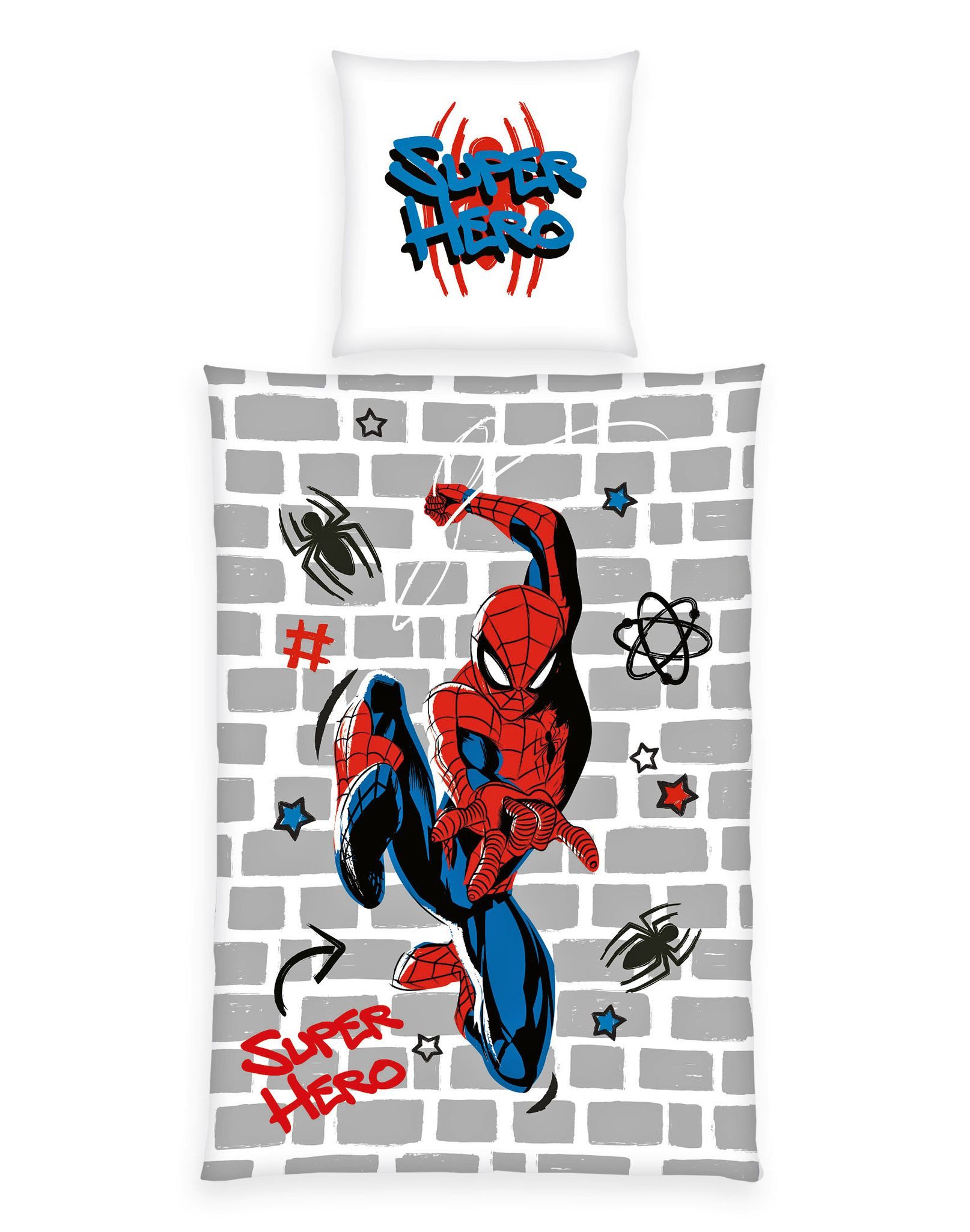 Herding Jugendbettwäsche 135x200cm Marvel Spider Man günstig online kaufen