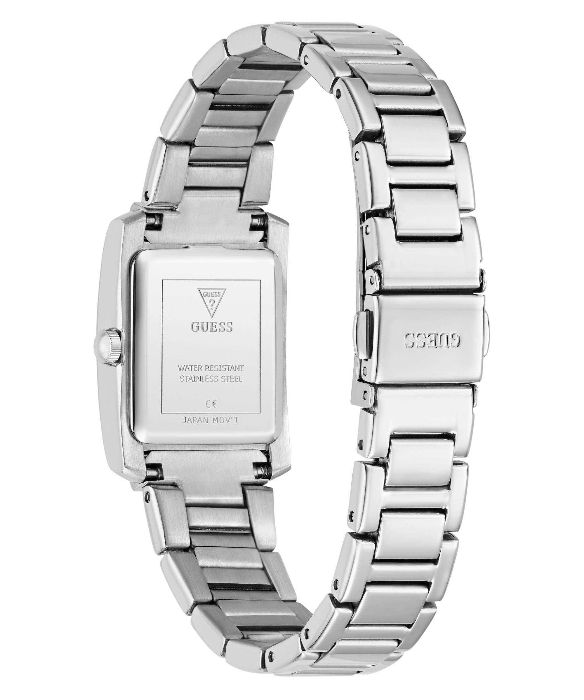Guess Quarzuhr BONNET GW0995L1, Armbanduhr, Damenuhr, Edelstahlarmband, analog