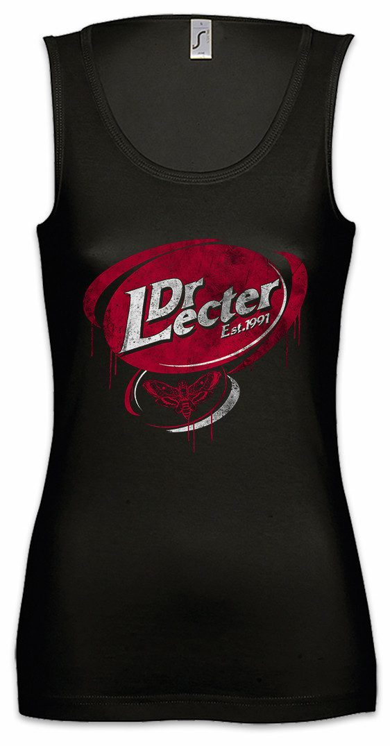 Tanktop Dr. Lecter Ärmelloses Damen T-Shirt Schweigen Silence of the der