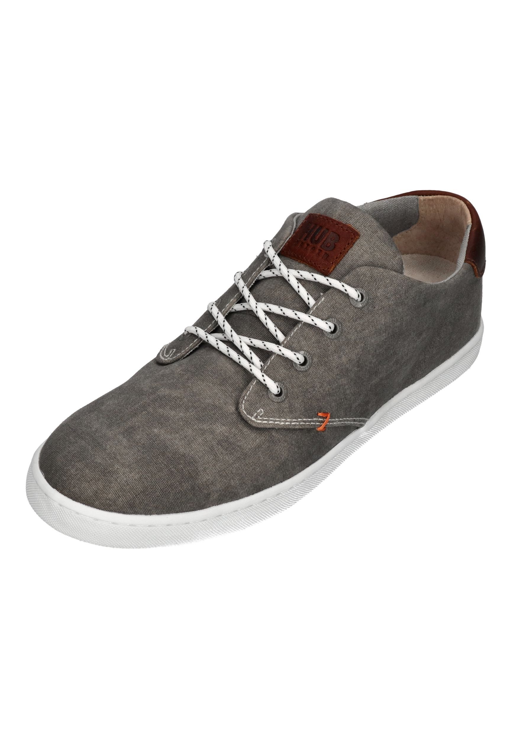 HUB CHUCKER Sneaker Greyish Cognac White