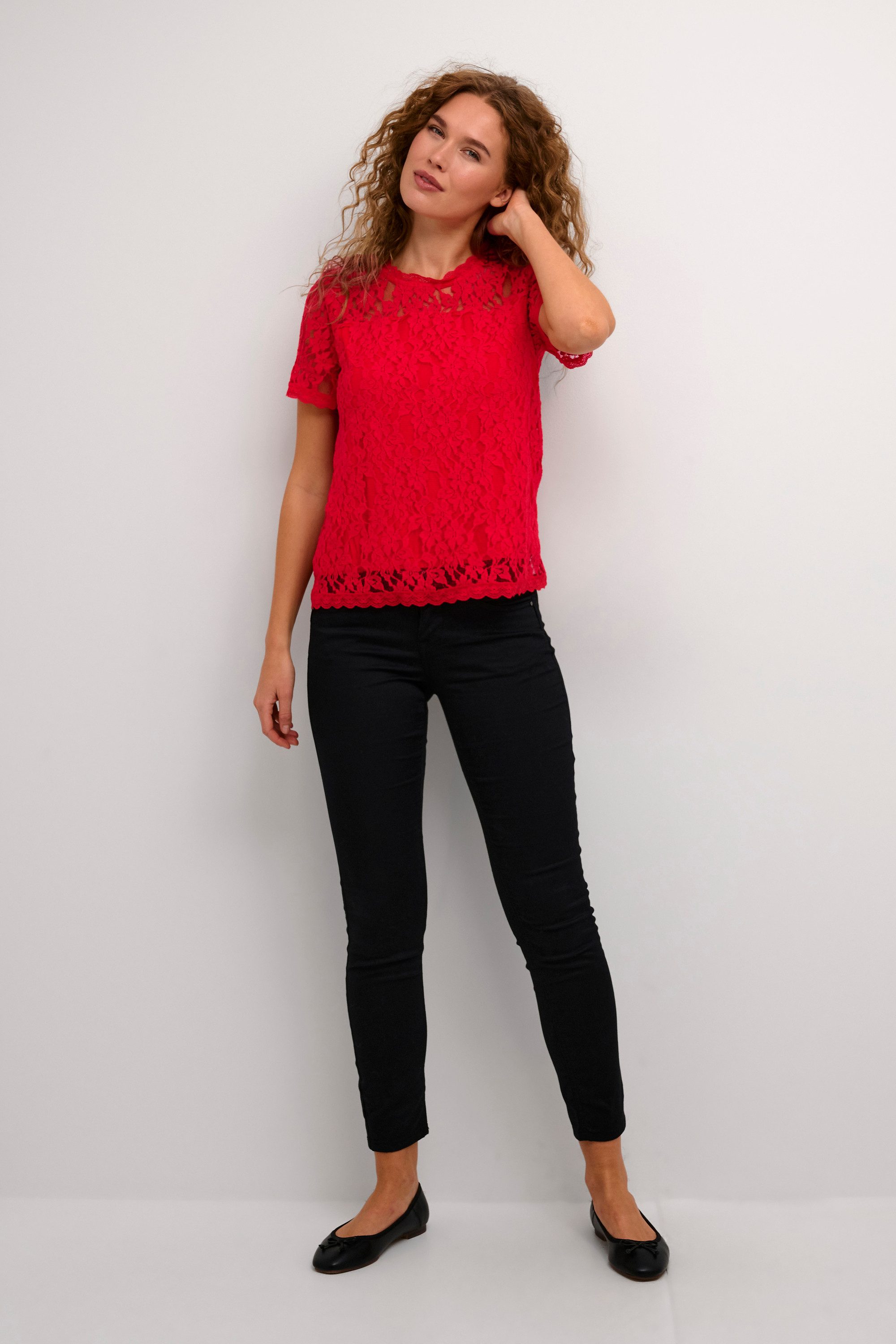 Cream Kurzarmbluse Kurzarm-Bluse CRKit