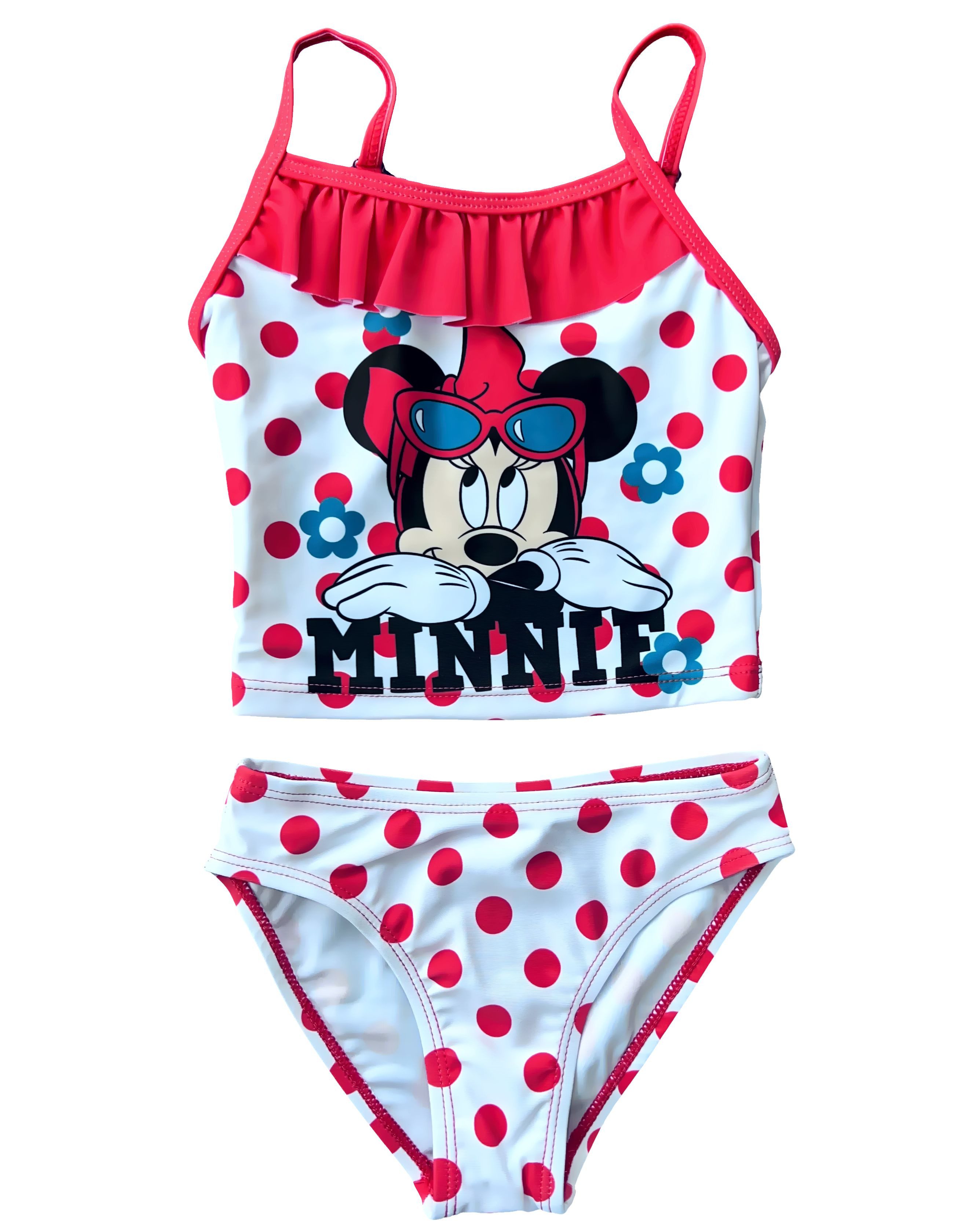 Disney Minnie Mouse Badeanzug Disney Minnie Maus Badeanzüge für Mädchen (2-St)