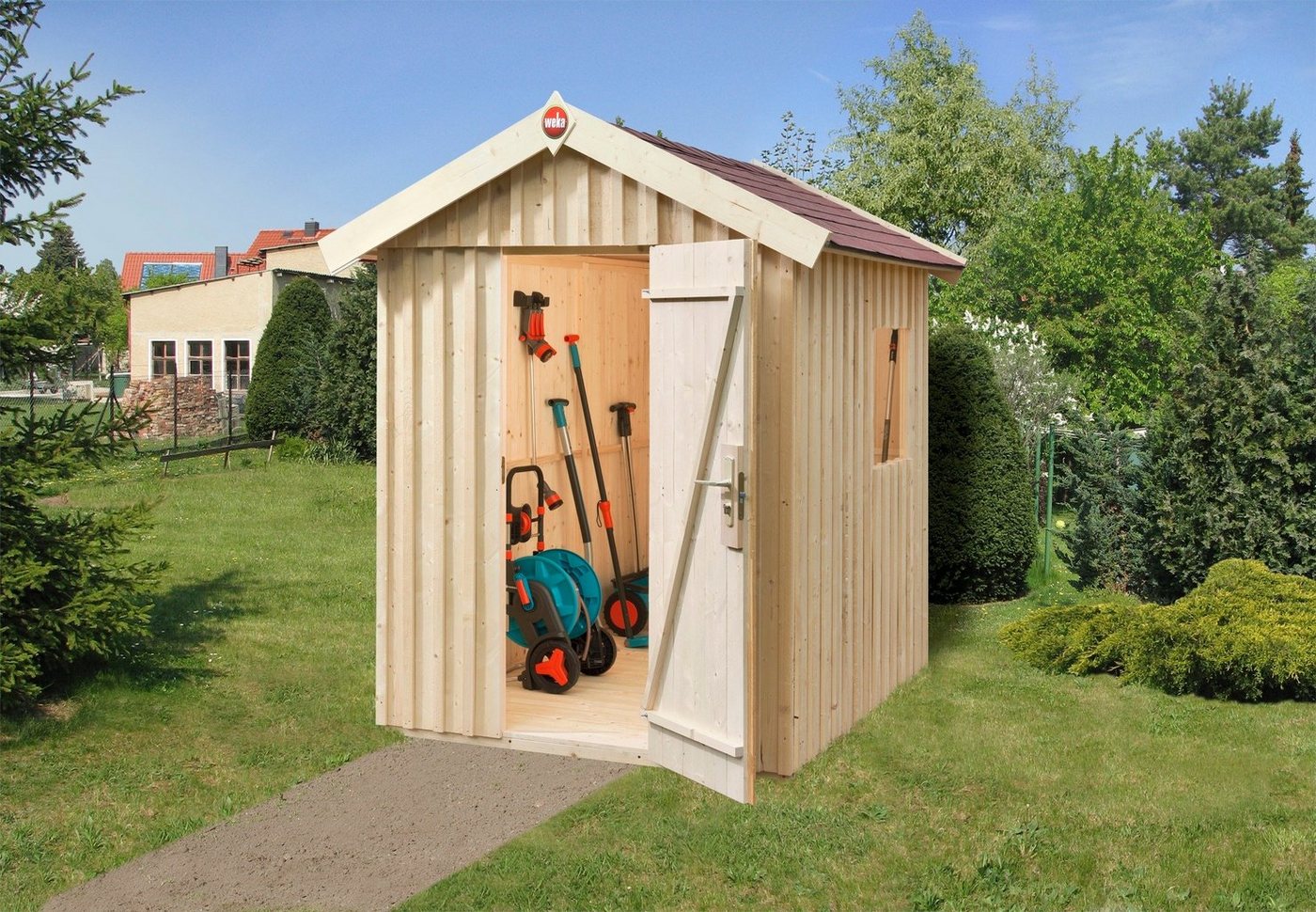 Thumbnail - weka Gartenhaus Schwedenhaus Gr.2, BxT: 200x286 cm