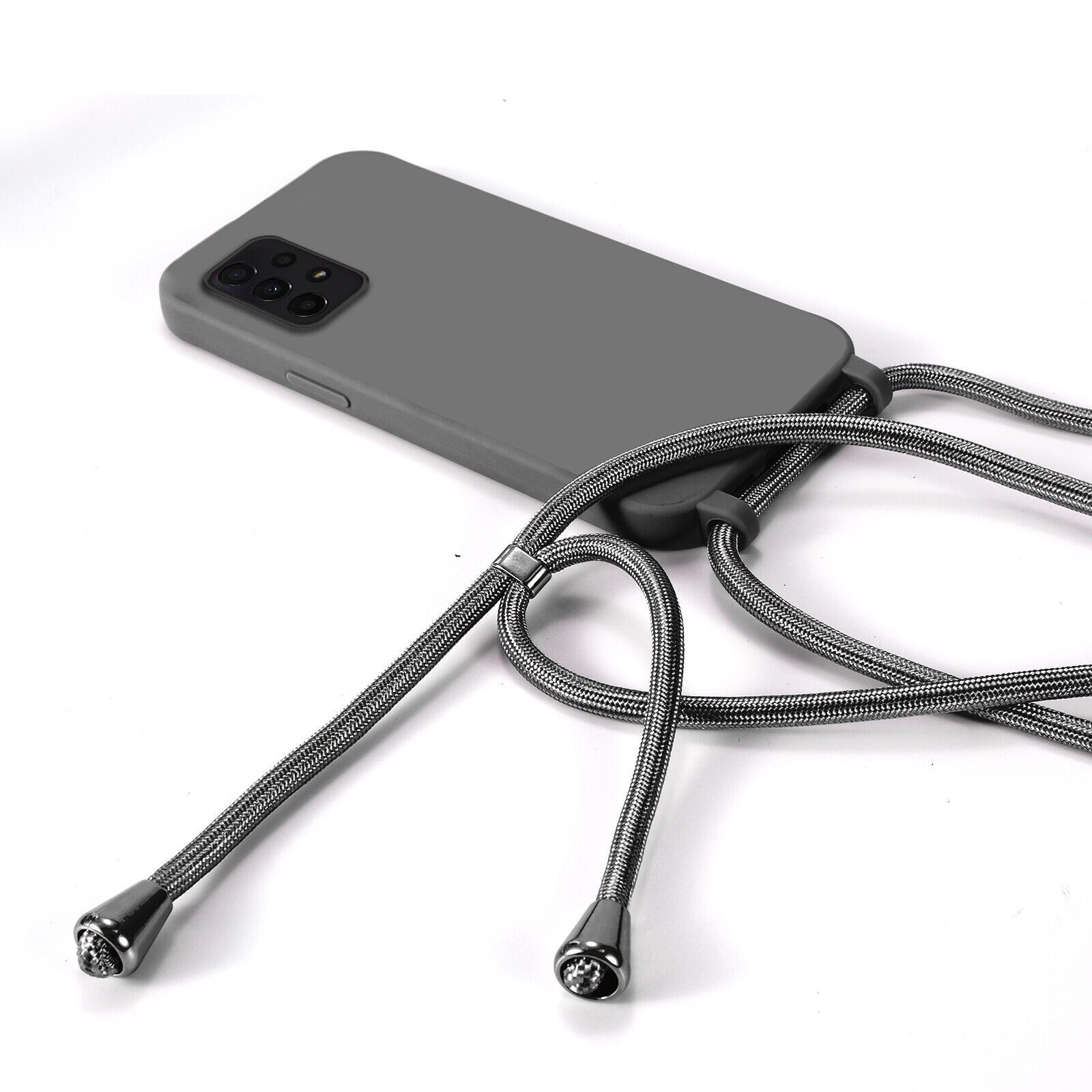 betterfon Handykette für Samsung Galaxy A23 5G Hülle mit Band & Kordel Bumper Schwarz Matt, Hände frei – mit Silikonhülle & Schnur für flexiblen Alltag – Bild 4 von 5