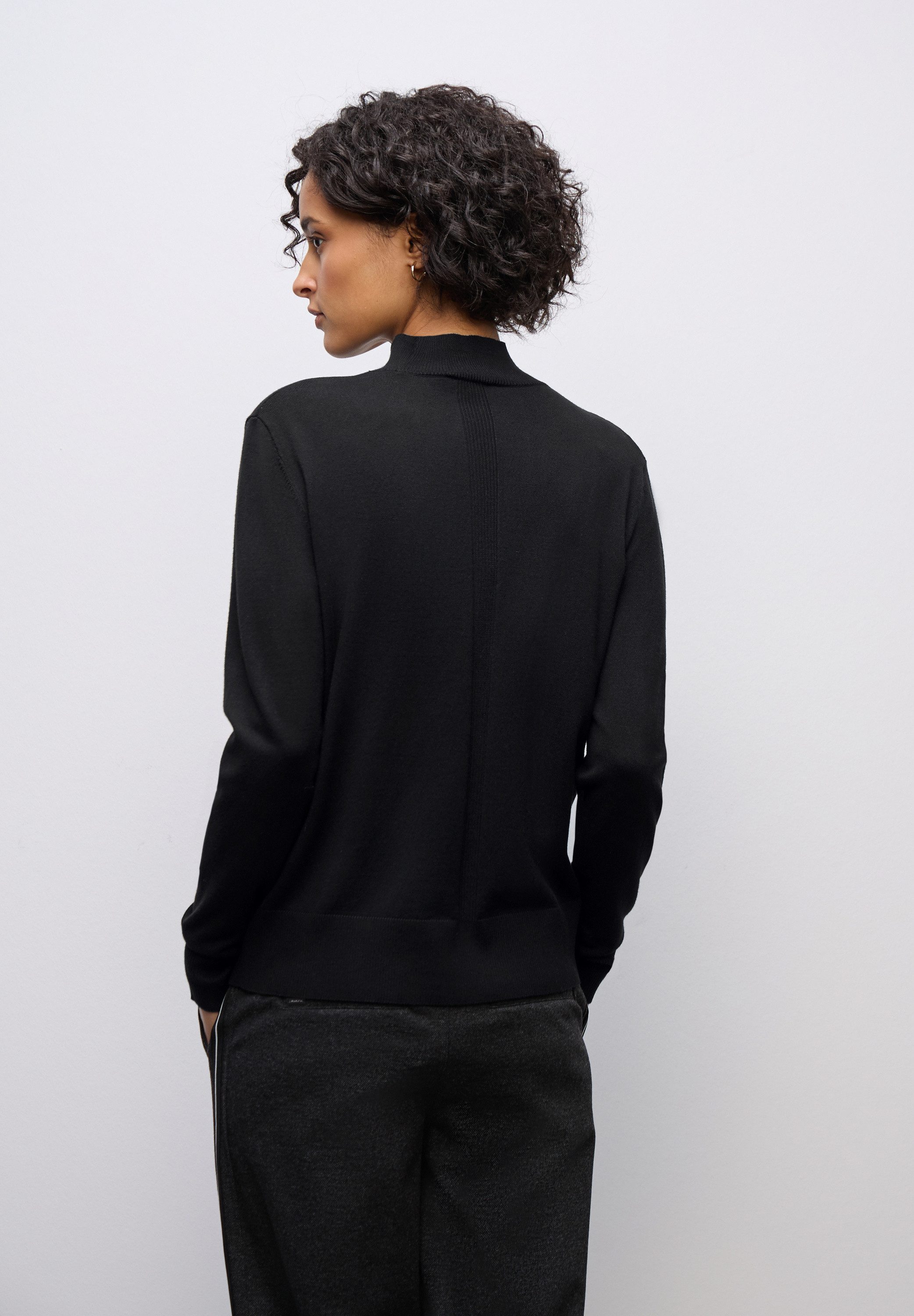 STREET ONE STUDIO Strickpullover mit Materialmix günstig online kaufen