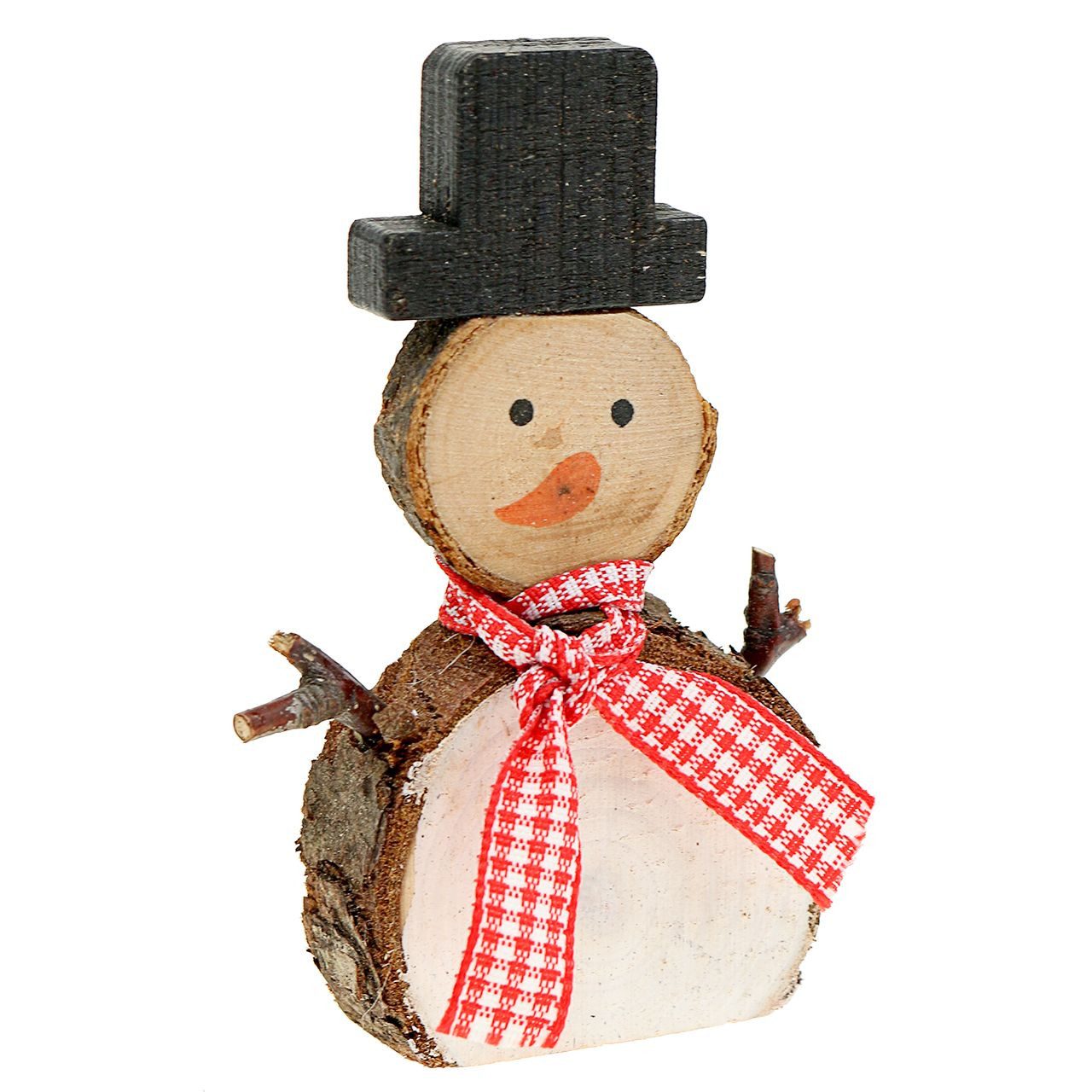 Florists Products Weihnachtsmann Dekofigur Schneemann Holz Set Weihnachten Dekoration, 9 Stück