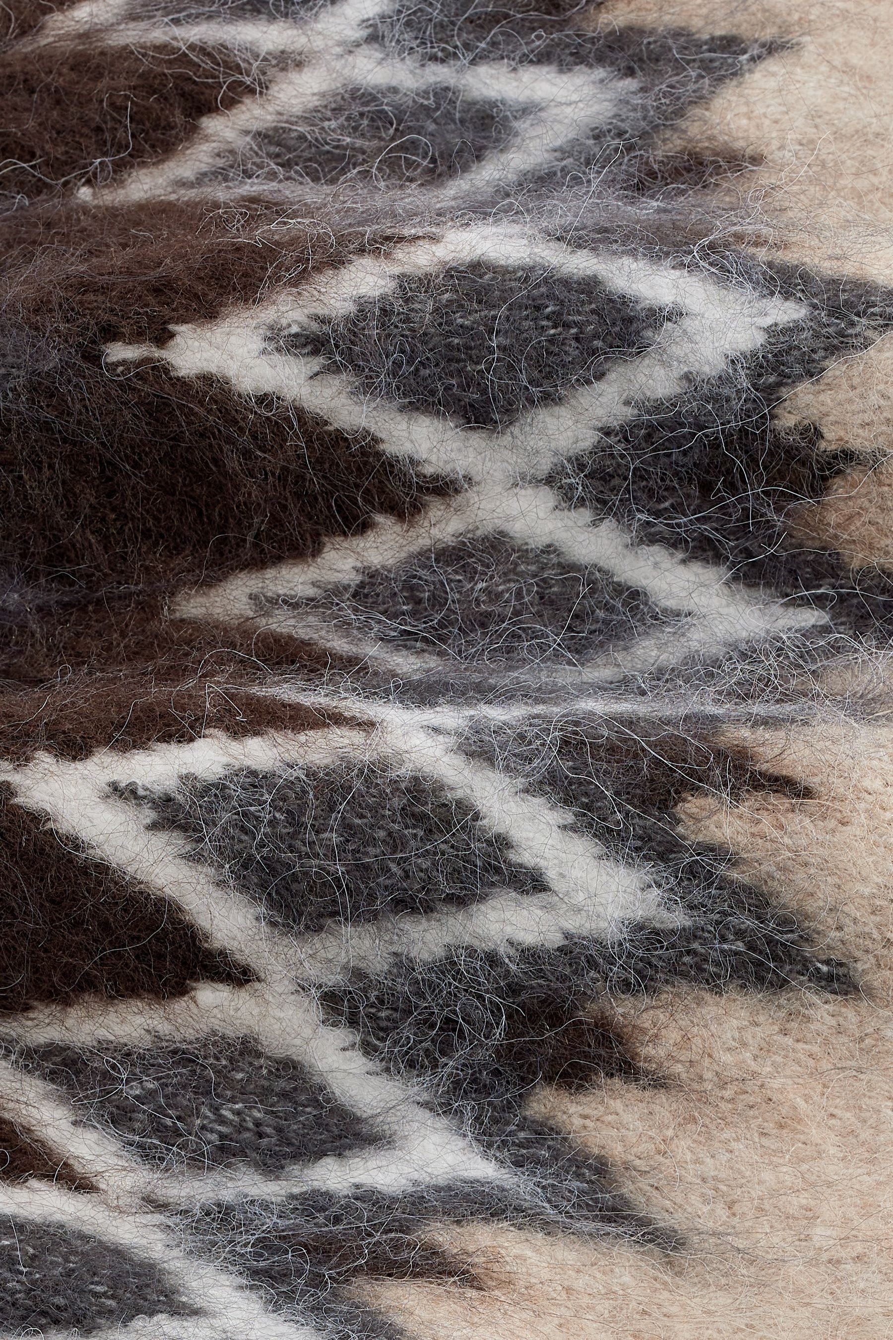Next Rundhalspullover Weicher Strickpullover mit Norwegermuster (1-tlg)