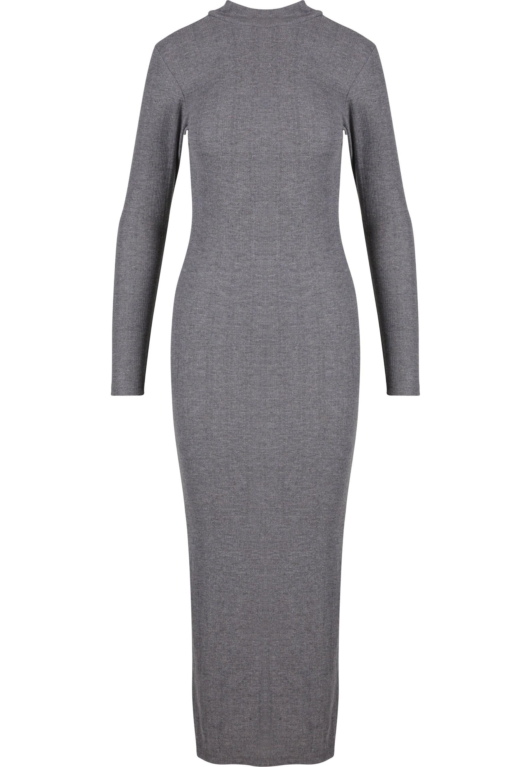 URBAN CLASSICS Shirtkleid Urban Classics Ladies Rib Longlseeve Mockneck Dre günstig online kaufen