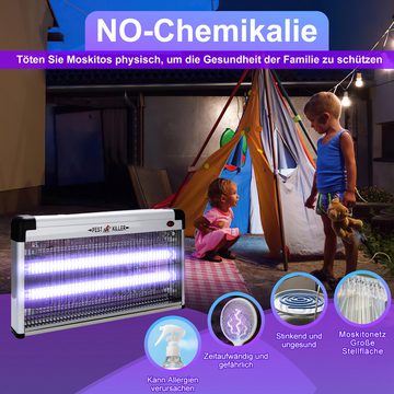 Bettizia Insektenvernichter 30W Elektrische Insektenfalle Mückenfalle LED UV-Licht Mückenlampe