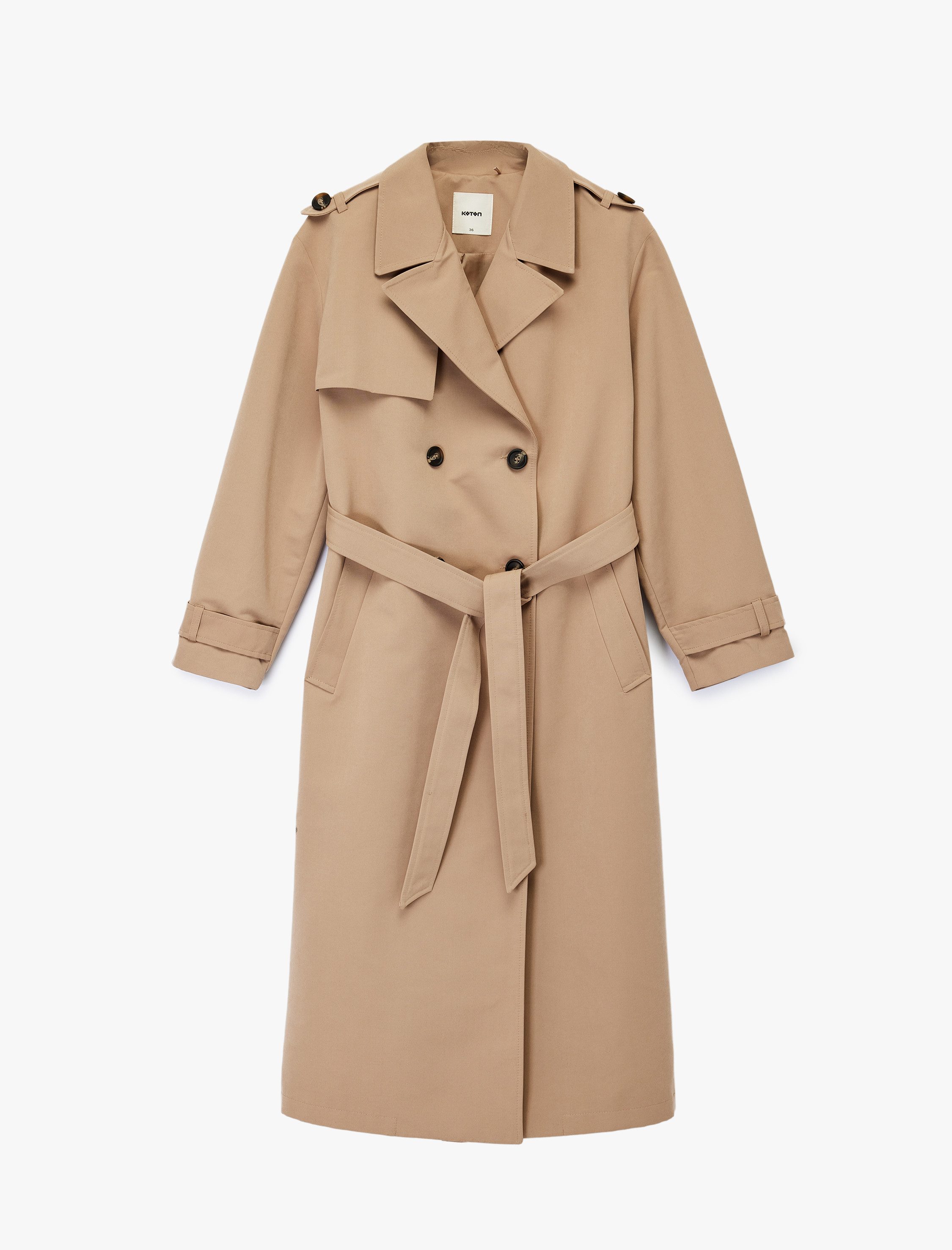 Koton Trenchcoat Koton Gürtel Trenchcoat Zweireihig