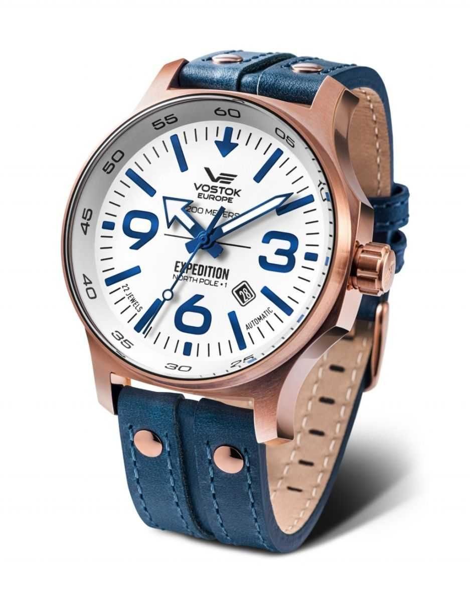 Automatikuhr Expedition Nordpol 1 Herrenuhr YN55-595B641 Lederband 47 mm