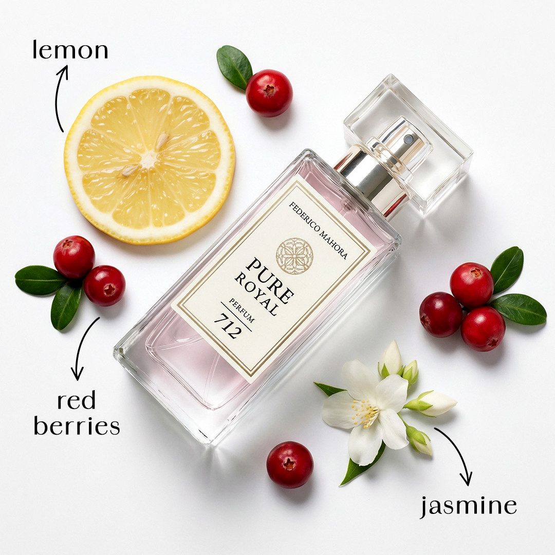 Federico Mahora Eau de Parfum Pure Royal 712 Damenduft 50 ml Bergamotte, Zitrone, roten Beeren