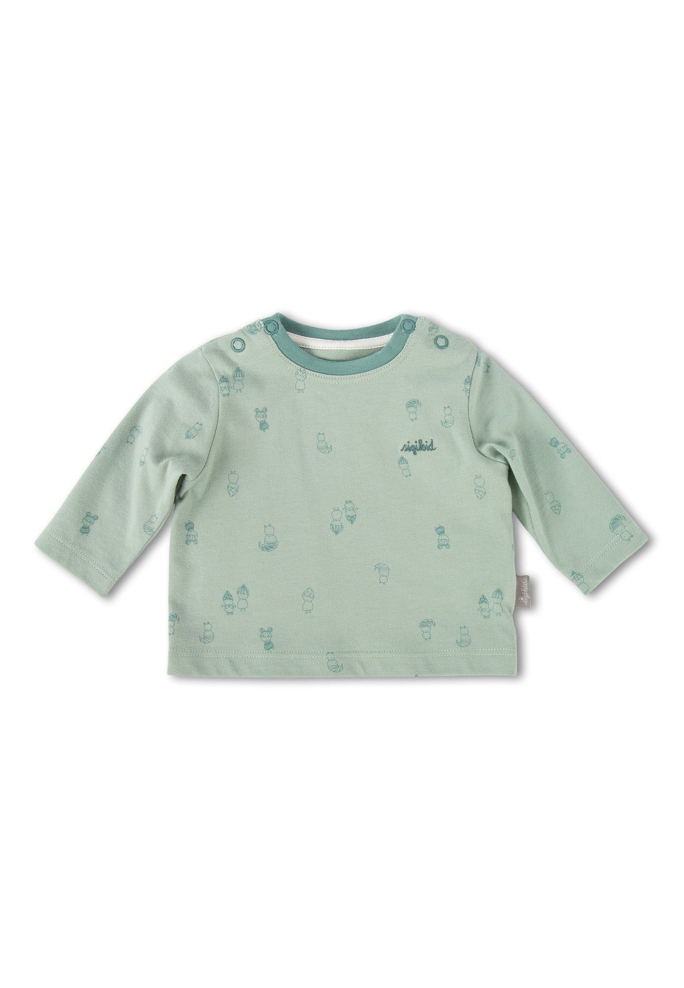 Sigikid Langarmshirt Baby Shirt Langarmshirt (1-tlg) hellgrün