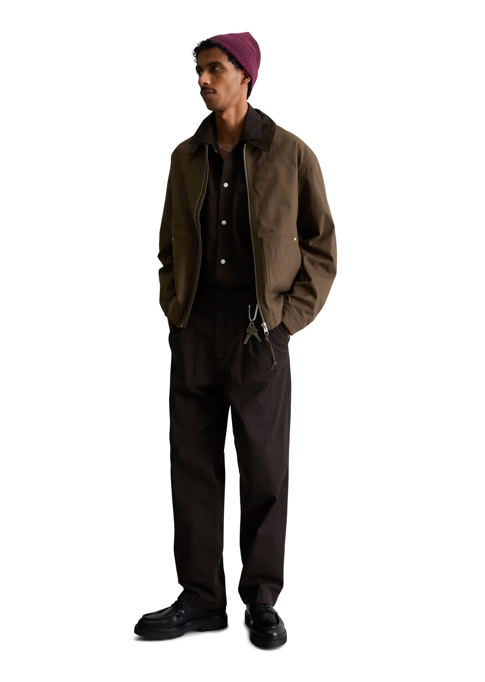 Marc O'Polo DENIM Outdoorjacke aus recyceltem Baumwoll-Canvas – Bild 5 von 5