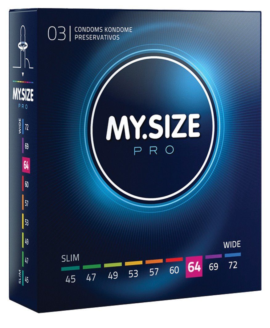 My Size pro XXL-Kondome MY.SIZE PRO 64 3er, 3 St.