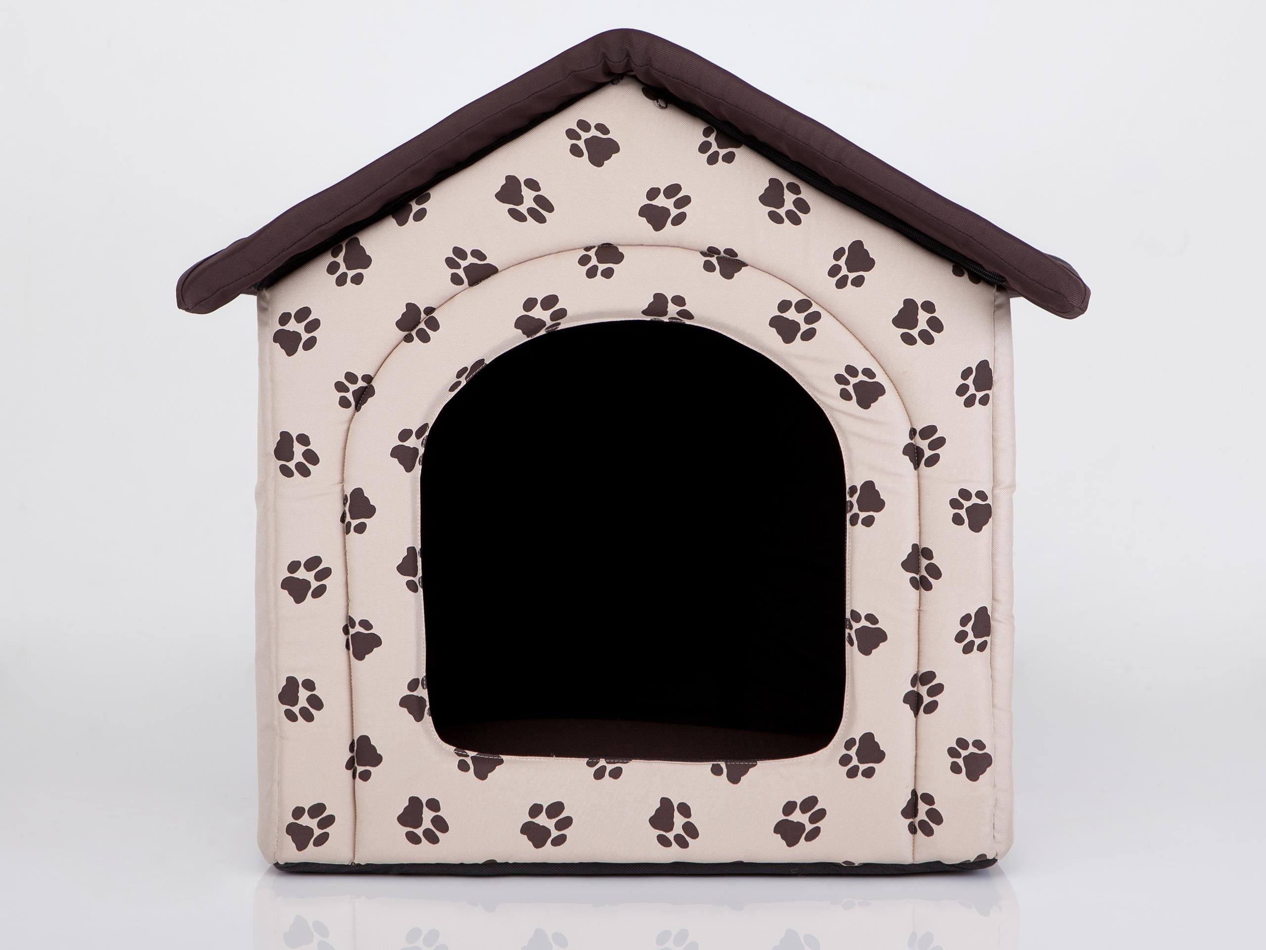 Bjird Tierhaus Hundehütte - Hundehöhle für kleine mittelgroße und große Hunde, Hundeliegen mit herausnehmbarer Dach, Размер S-XXXL, made in EU