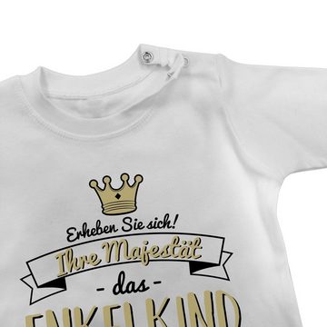 Shirtracer T-Shirt Ihre Majestät das Enkelkind betritt den Raum Sprüche Baby