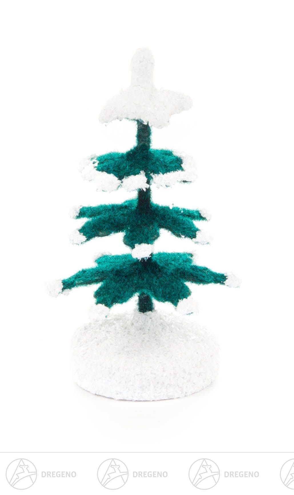 Kunstbaum Baum Fichte weiß Höhe ca 5,5 cm NEU, Dregeno Erzgebirge, Höhe 5,5 cm