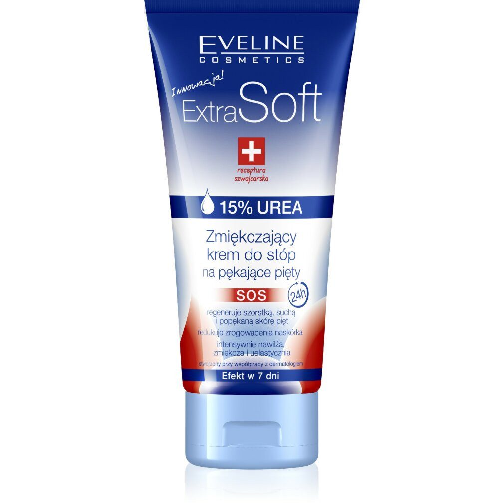 Eveline Cosmetics Fußcreme EVELINE Extra Soft SOS Softening Foot Cream für rissige Fersen