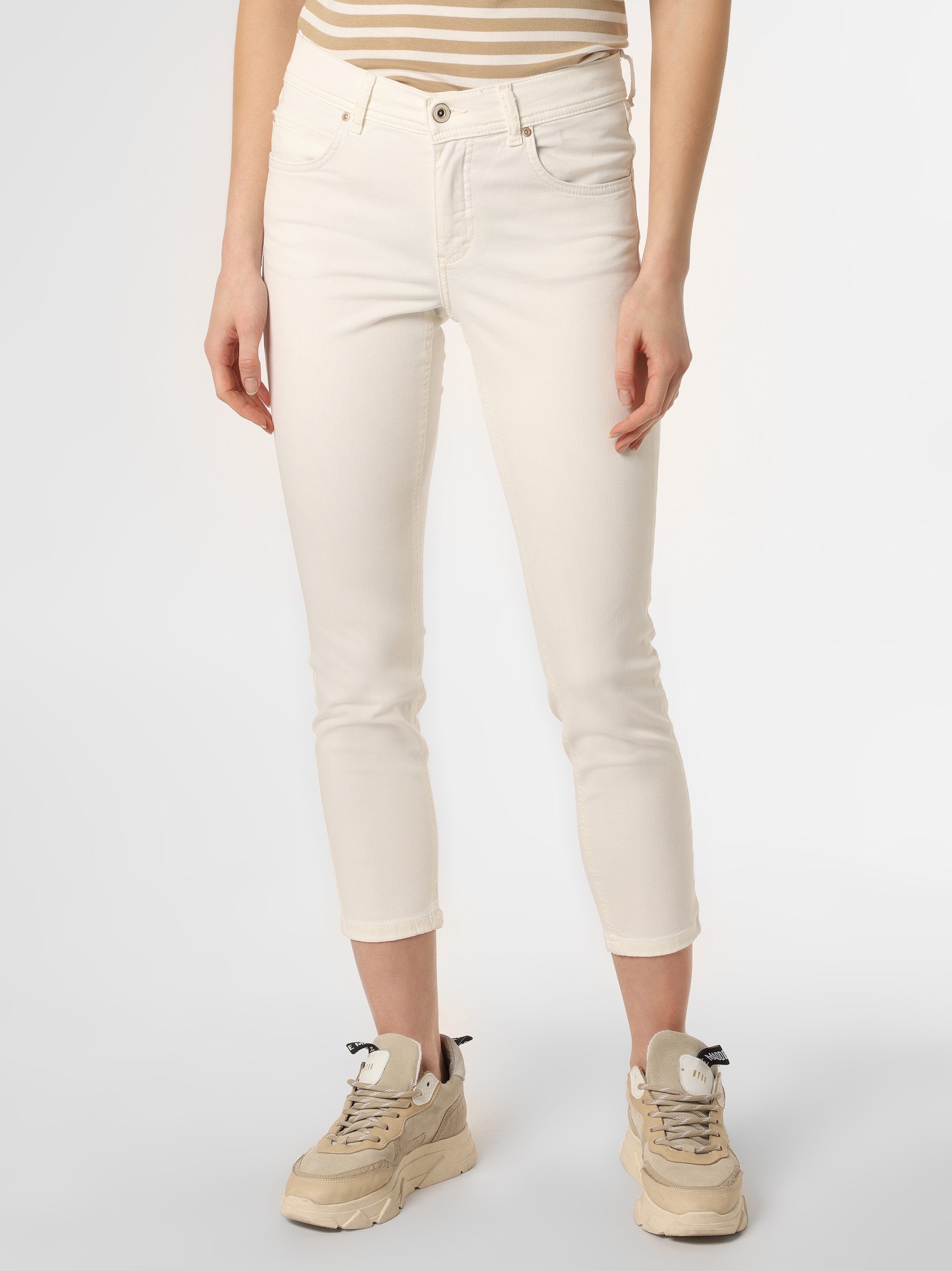 ANGELS 7/8-Jeans Jeans Ornella mit Organic Cotton, Label-Patch aus Leder  hinten am Bund